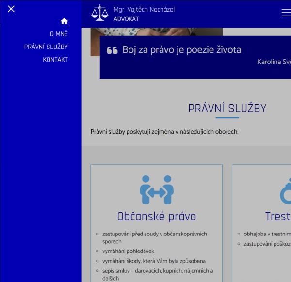 Advokát Nacházel