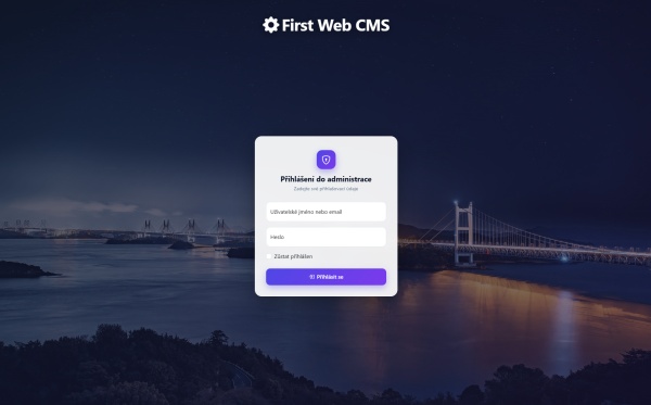 First Web CMS