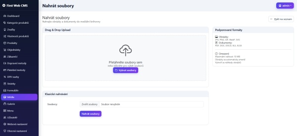 First Web CMS