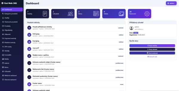 First Web CMS