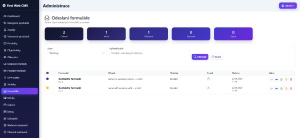 First Web CMS